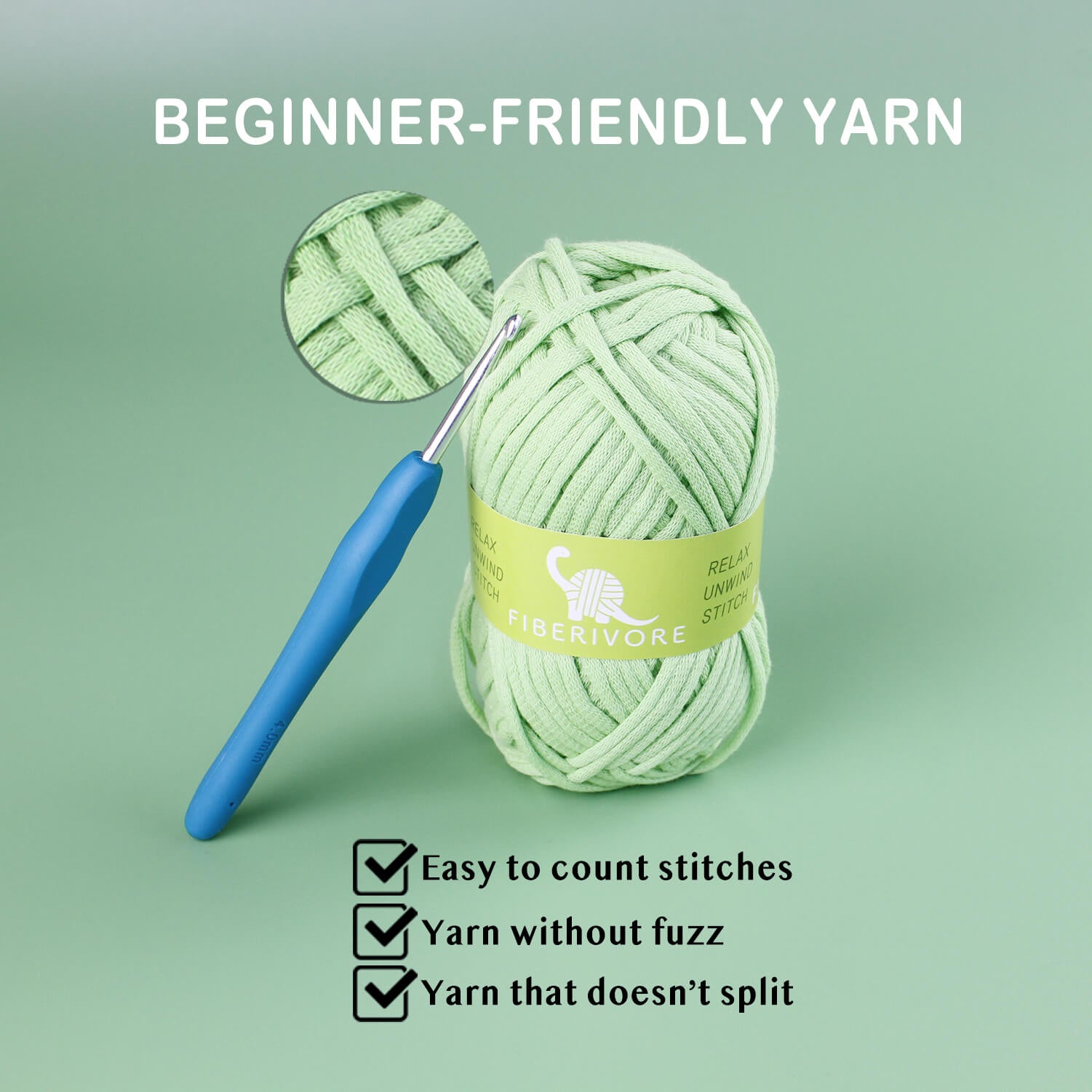 Crochet Kit for Beginners Adults Children with Crochet Yarn with